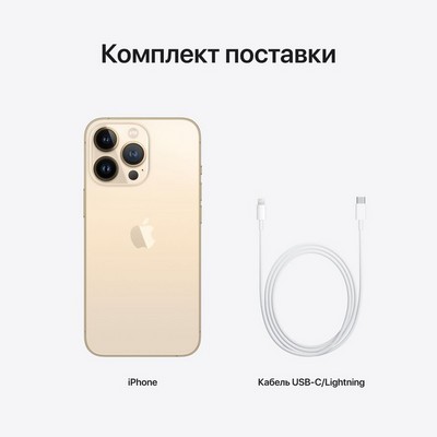 Смартфон Apple iPhone 13 Pro 1TB, золотой EU - фото 20929