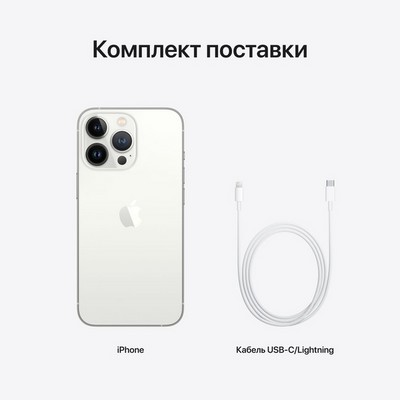 Смартфон Apple iPhone 13 Pro 1TB, серебристый EU - фото 21013
