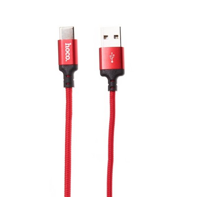 USB дата-кабель Hoco X14 Times speed Type-C (1.0 м) Красный - фото 5517