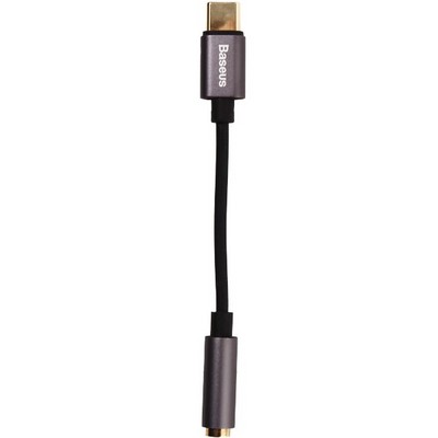Аудио-переходник Baseus L54 Type-C Male to 3.5 mm Female Adapter (CATL54-OG) Графитовый - фото 5529