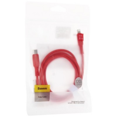 USB дата-кабель Baseus Colorful Type-C - Lightning 18W (480Mbps) (CATLDC-09) 1.2м Red Красный - фото 5534