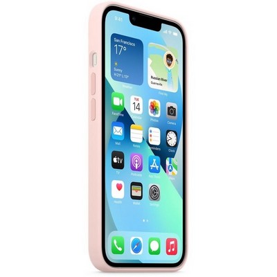Накладка силиконовая MItrifON для iPhone 13 Pro (6.1") без логотипа Pink Розовый №6 - фото 22908