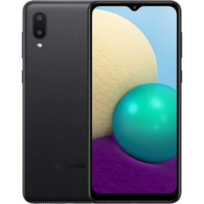 Смартфон Samsung Galaxy A02 2/32 ГБ RU, черный - фото 22977