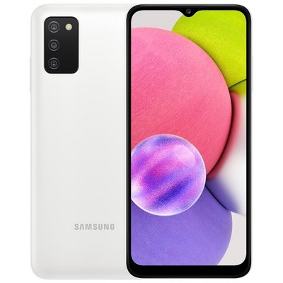 Смартфон Samsung Galaxy A03s 3/32 ГБ, белый - фото 23011