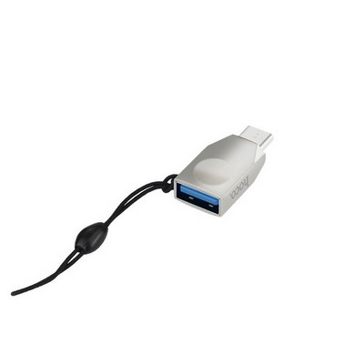 Адаптер Hoco UA9 Converter USB-A/ Type-C Черный - фото 23726