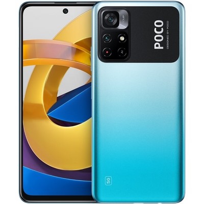 Смартфон Xiaomi Poco M4 Pro 5G 4/64 ГБ RU, синий - фото 23749