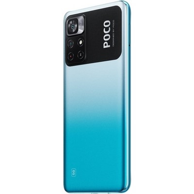 Смартфон POCO M4 Pro 5G 6/128 ГБ RU, синий - фото 23776
