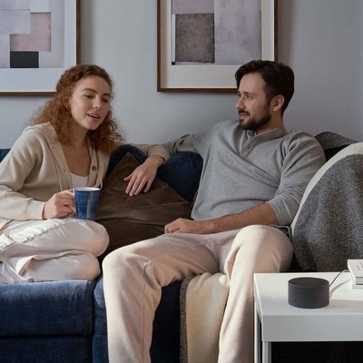 Умная колонка Яндекс Станция Мини (без часов), черный оникс - фото 24297