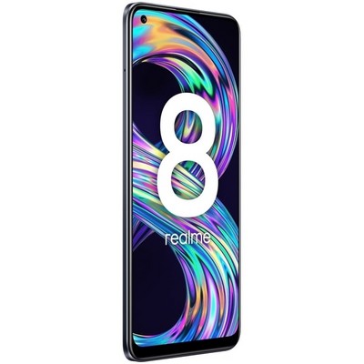 Смартфон realme 8 6/128 ГБ RU, черный - фото 24339