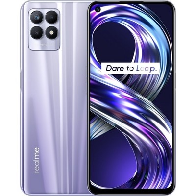 Смартфон realme 8i 4/128 ГБ, фиолетовый - фото 24383