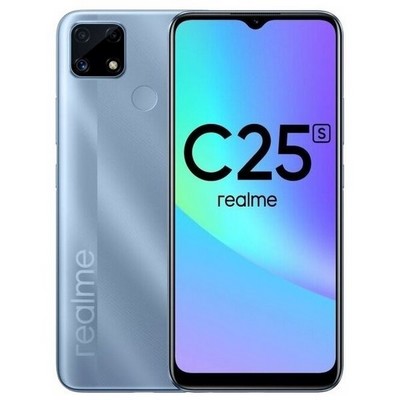 Смартфон realme C25S 4/64 ГБ, синий - фото 24430