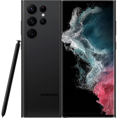 Смартфон Samsung Galaxy S22 Ultra (SM-S908B) 12/256 ГБ RU, черный фантом - фото 24862