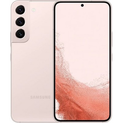 Смартфон Samsung Galaxy S22 (SM-S901) 8/256 ГБ, розовый - фото 25010