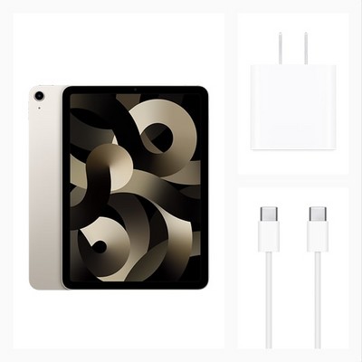 Планшет Apple iPad Air 2022 64 ГБ Wi-Fi, «сияющая звезда» - фото 26032