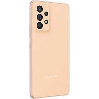 Смартфон Samsung Galaxy A53 5G 6/128 ГБ, оранжевый - фото 26978