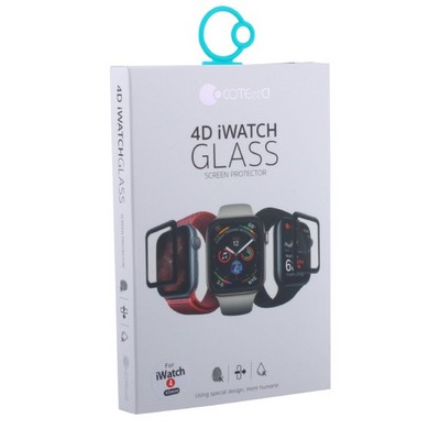 Стекло защитное COTECi 4D Black-Rim Full Viscosity Glass 0.1mm для Apple Watch Series 5/ 4 (40мм) CS2216-40-watch - фото 4607