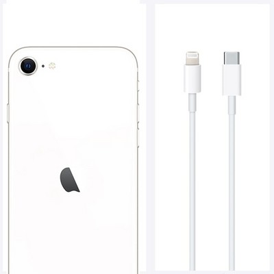 Смартфон Apple iPhone SE 2022 128 ГБ EU, Starlight - фото 27430