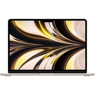 Ноутбук Apple Macbook Air 13 Mid 2022 (Apple M2, 8-core GPU, 8Gb, 256Gb SSD) Starlight - фото 27511