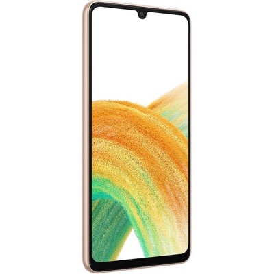 Смартфон Samsung Galaxy A33 5G 6/128 ГБ RU, персиковый - фото 27760