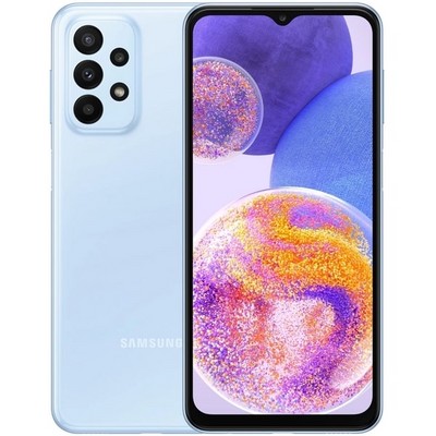 Смартфон Samsung Galaxy A23 4/128 ГБ, голубой - фото 27943