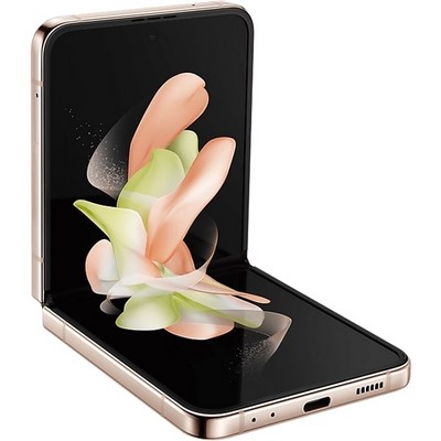 Смартфон Samsung Galaxy Z Flip4 8/512 ГБ, Золотой - фото 28900