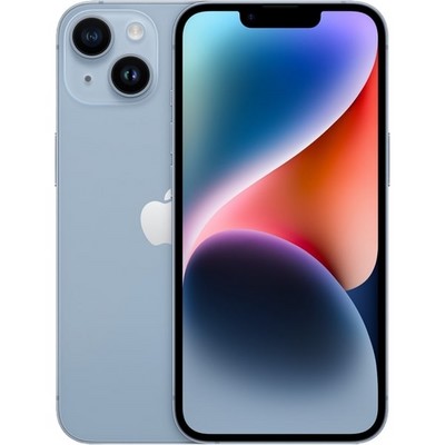 Смартфон Apple iPhone 14 128Gb, голубой - фото 28907