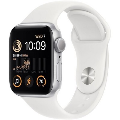 Умные часы Apple Watch SE 2022, 40 мм, корпус из алюминия серебристого цвета MNJV3 - фото 29371
