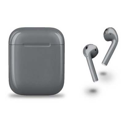 Беспроводные наушники Apple AirPods 2 Custom глянцевый, Серый - фото 30137