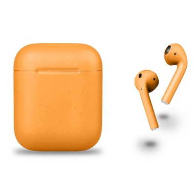 Беспроводные наушники Apple AirPods 2 Custom матовый, Оранжевый - фото 30163