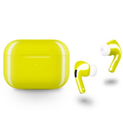 Беспроводные наушники Apple AirPods Pro Custom глянцевый, Жёлтый - фото 30224