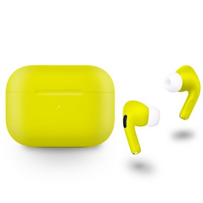 Беспроводные наушники Apple AirPods Pro Custom матовый, Жёлтый - фото 30243