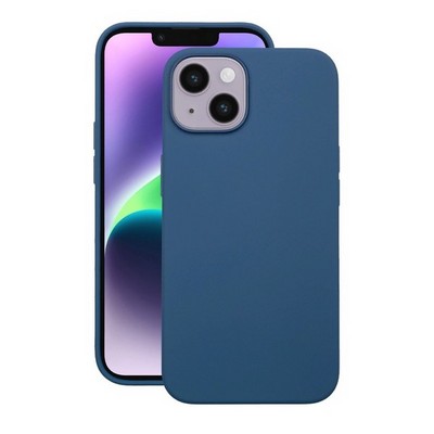 Чехол-накладка силикон Deppa Liquid Silicone Pro Magsafe Case D-88352 для iPhone 14 (6.1") Синий - фото 30404