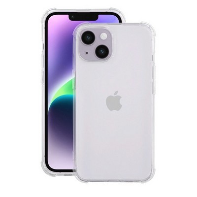 Чехол-накладка силикон Deppa Gel Shockproof Case D-88324 для iPhone 14 (6.1") противоударный Прозрачный - фото 30425