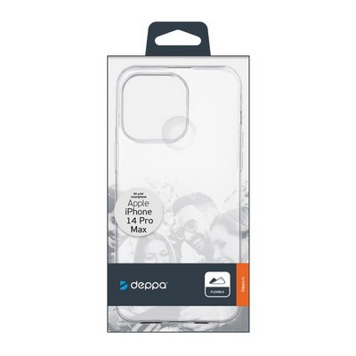 Чехол-накладка силикон Deppa Gel Case D-88323 для iPhone 14 Pro Max (6.7") Прозрачный - фото 30427