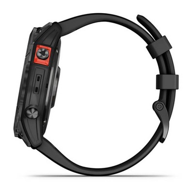 Умные часы Garmin Fenix 7X Solar Серый с черным ремешком - фото 30518