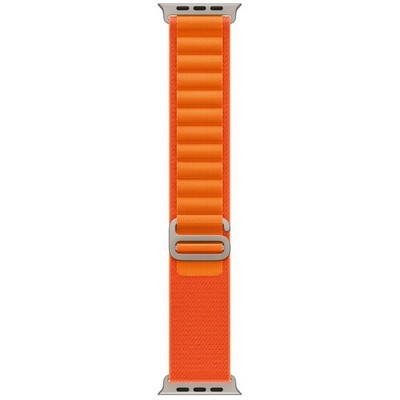 Ремешок для Apple Watch Ultra 49mm Alpine Loop оранжевого цвета - фото 30949