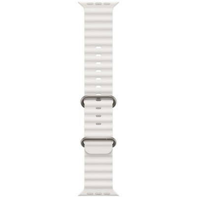 Ремешок для Apple Watch Ultra 49mm Ocean Band белого цвета - фото 30955