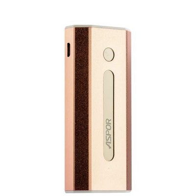 Аккумулятор внешний универсальный Aspor (A361) 5200 mAh/ 19.7Wh (USB: 5V-1.0A) розовое золото - фото 5965