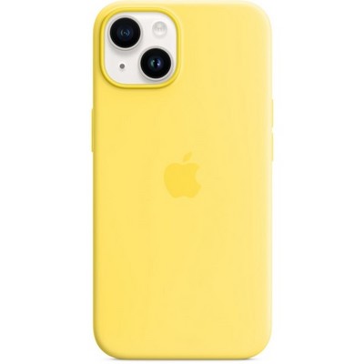 Чехол Apple iPhone 14 Silicone MagSafe - Canary Yellow - фото 32479