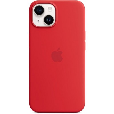 Чехол Apple iPhone 14 Silicone MagSafe - (PRODUCT)RED - фото 32499