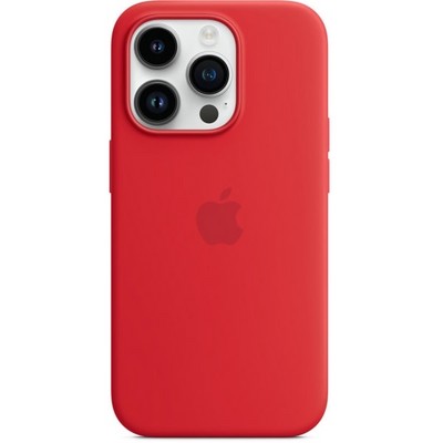Чехол Apple iPhone 14 Pro Silicone MagSafe - (PRODUCT)RED - фото 32525