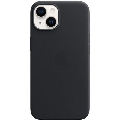 Чехол Apple iPhone 14 Leather MagSafe - Midnight - фото 32592