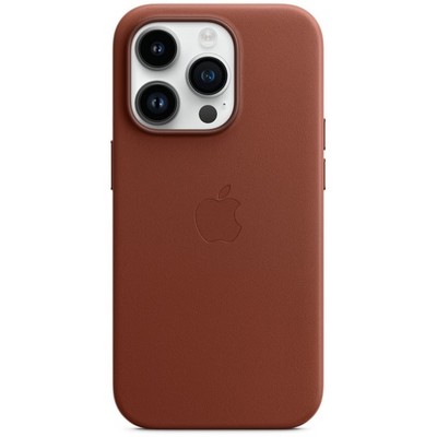 Чехол Apple iPhone 14 Pro Leather MagSafe - Umber - фото 32596