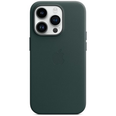 Чехол Apple iPhone 14 Pro Leather MagSafe - Forest Green - фото 32598