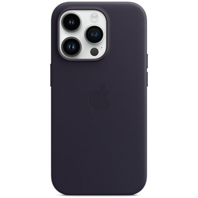 Чехол Apple iPhone 14 Pro Leather MagSafe - Ink - фото 32600