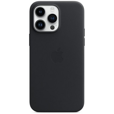 Чехол Apple iPhone 14 Pro Max Leather MagSafe - Midnight - фото 32612