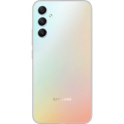 Смартфон Samsung Galaxy A34 5G 6/128 ГБ, Dual nano SIM, серебряный - фото 32783