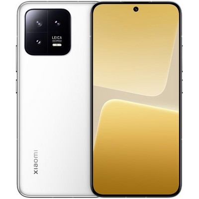 Смартфон Xiaomi 13 8/256 ГБ, Dual nano SIM, белый - фото 32870