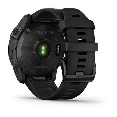 Умные часы Garmin Fenix 7X Sapphire Solar титановый угольно-серый DLC с силиконовым ремешком - фото 33223 Умные часы Garmin Fenix 7X Sapphire Solar титановый угольно-серый DLC с силиконовым ремешком - фото 33223