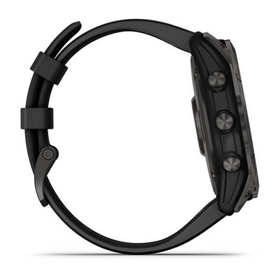 Умные часы Garmin Fenix 7X Sapphire Solar титановый угольно-серый DLC с силиконовым ремешком - фото 33224 Умные часы Garmin Fenix 7X Sapphire Solar титановый угольно-серый DLC с силиконовым ремешком - фото 33224
